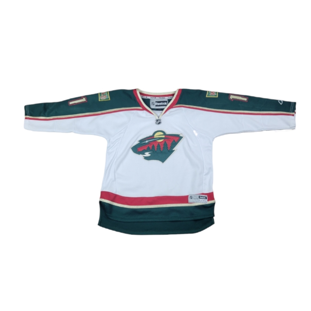 Used Vintage Reebok Youth NHL Pro Player  MN Wild Jersey # 11 PARISE
